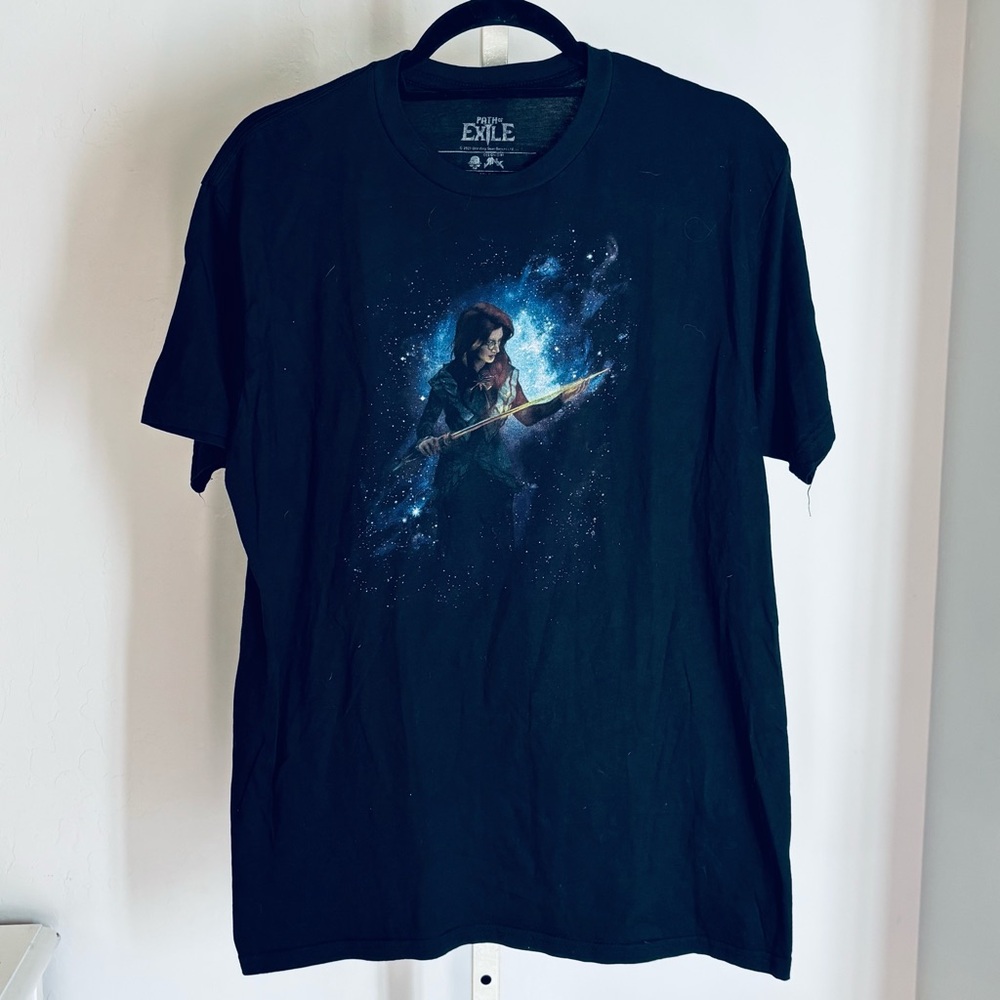 Path of Exile Short Sleeve Cotton Relaxed Crew Neck Graphic Tee, - Picture 1 of 3